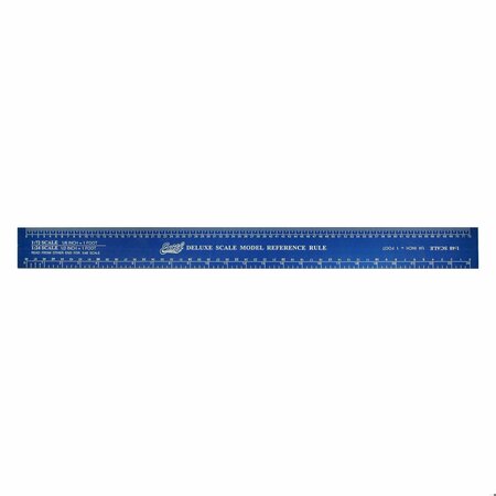EXCEL BLADES Deluxe 12 in. Scale Ruler, 1/24/25/35 Architectual Scales 55779IND